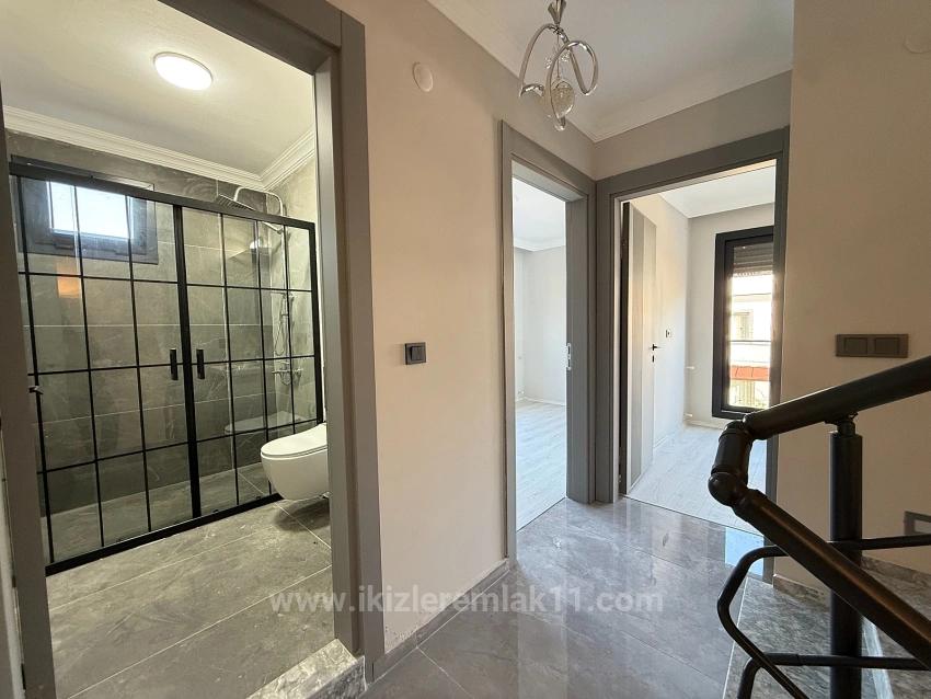 Luxury Brand New 3+1 Villa With Garden For Sale Near The Sea In Doğanbey, Seferihisar.