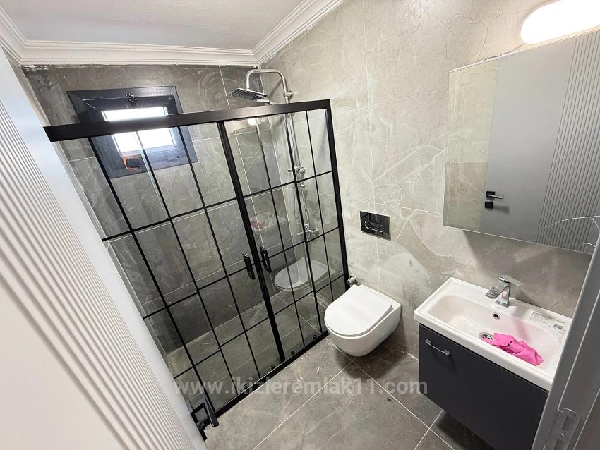 Luxury Brand New 3+1 Villa With Garden For Sale Near The Sea In Doğanbey, Seferihisar.