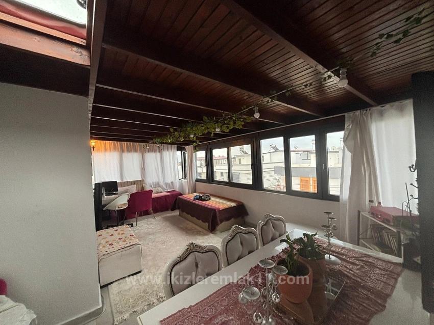 3+1 Duplex Cottage With Garden For Sale In Seferihisar Doğanbey