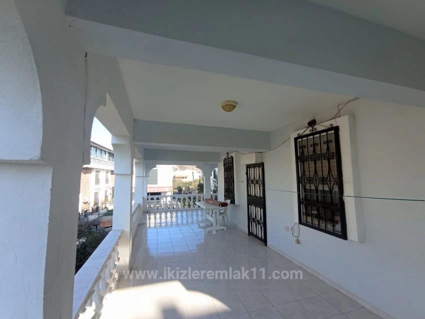 Detached 6+1 Villa With Garden For Sale In Doğanbey, Seferihisar