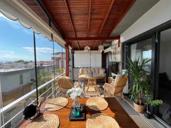 Seferihisar In Bengiler Sea Side, Pool Site For Sale 3+1 Duplex Flat!