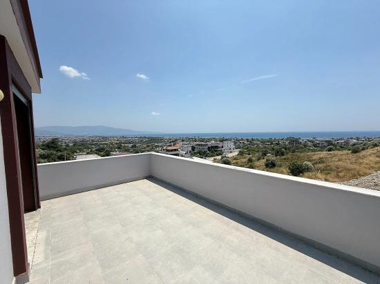 3+1 Villa With Sea View And Detached Garden For Sale In Seferihisar Doğanbey