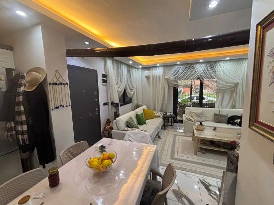 3+1 Duplex Cottage With Garden For Sale In Seferihisar Doğanbey