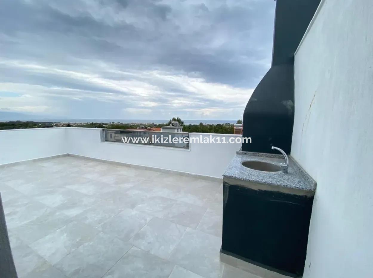 Detached Villa For Sale In Seferihisar Doğanbey Arkonut 4 1 Summer-Winter Villa