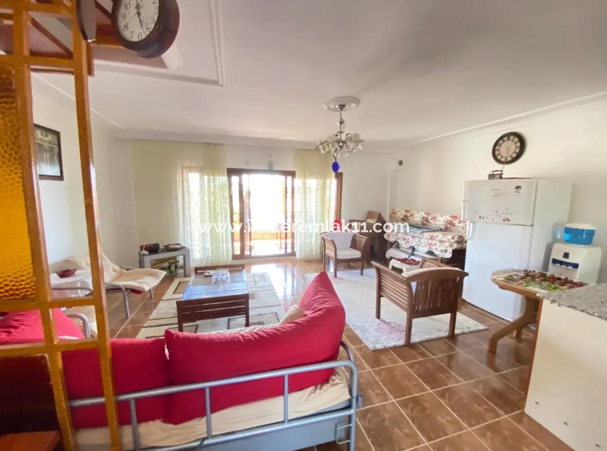 3 1 Villa For Sale With Large Garden With Full Sea View On The Sea Side In Doğanbey