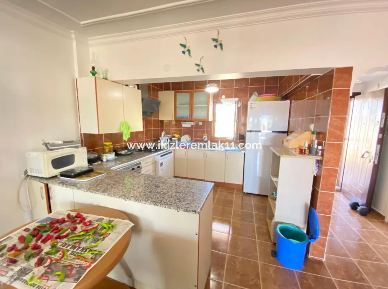 3 1 Villa For Sale With Large Garden With Full Sea View On The Sea Side In Doğanbey