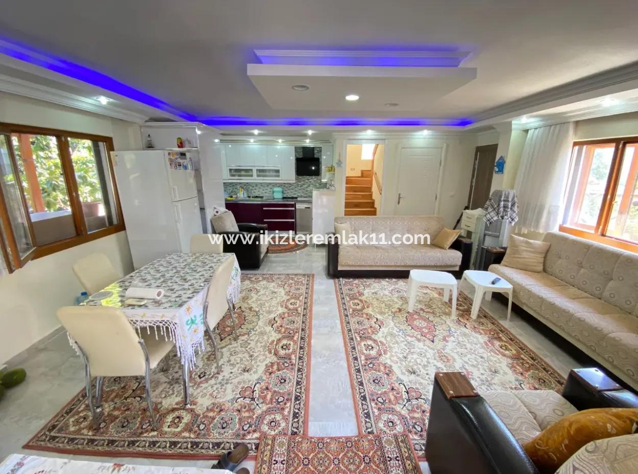 Single Detached Villa With Large Garden 3 In 1 Cost-Free For Sale In Doğanbey