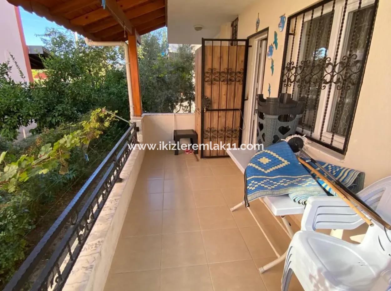 2 1 Apartment With Ground Floor Garden For Sale In Seferihisar Ürkmez Center