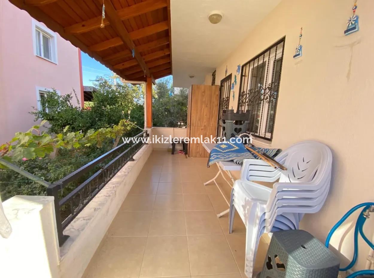 2 1 Apartment With Ground Floor Garden For Sale In Seferihisar Ürkmez Center
