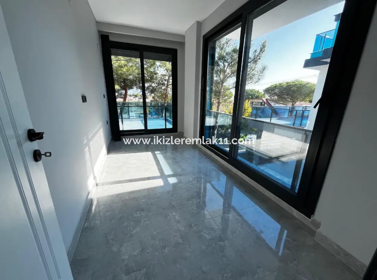Single Detached Brand New Villa With Large Garden For Sale In Dooğanbey, Seferihisar