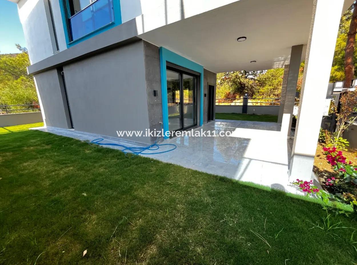 Single Detached Brand New Villa With Large Garden For Sale In Dooğanbey, Seferihisar