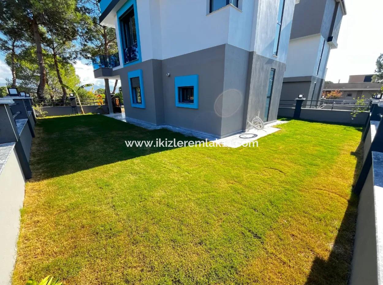 Single Detached Brand New Villa With Large Garden For Sale In Dooğanbey, Seferihisar
