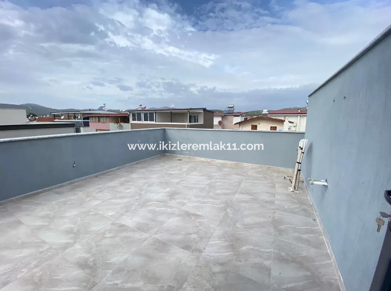 2 1 New Garden Duplex Summer House For Sale In Doğanbey, Seferihisar