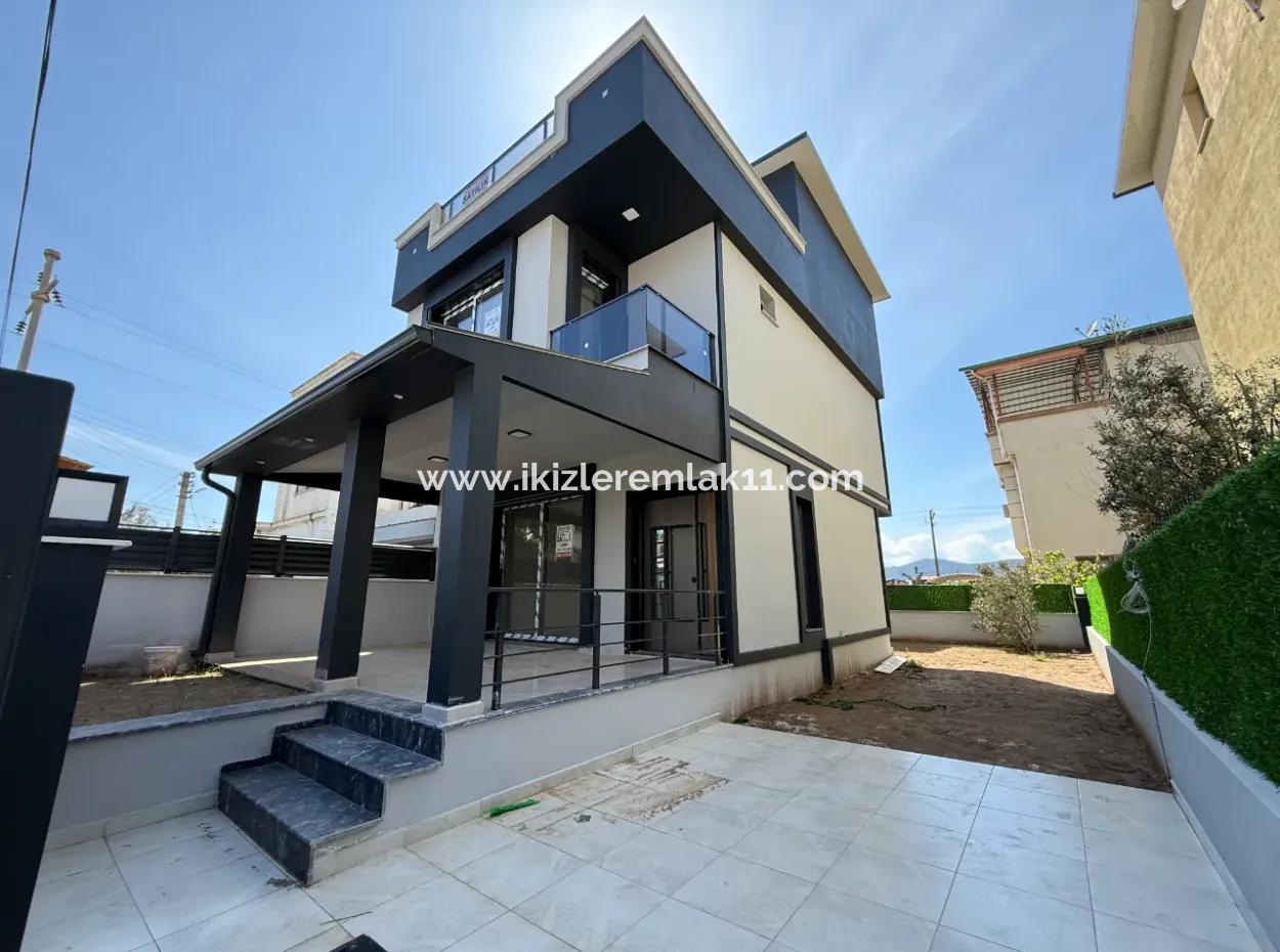 Single Detached Brand New 3 1 Villa With Large Garden For Sale In Doganbey, Seferihisar