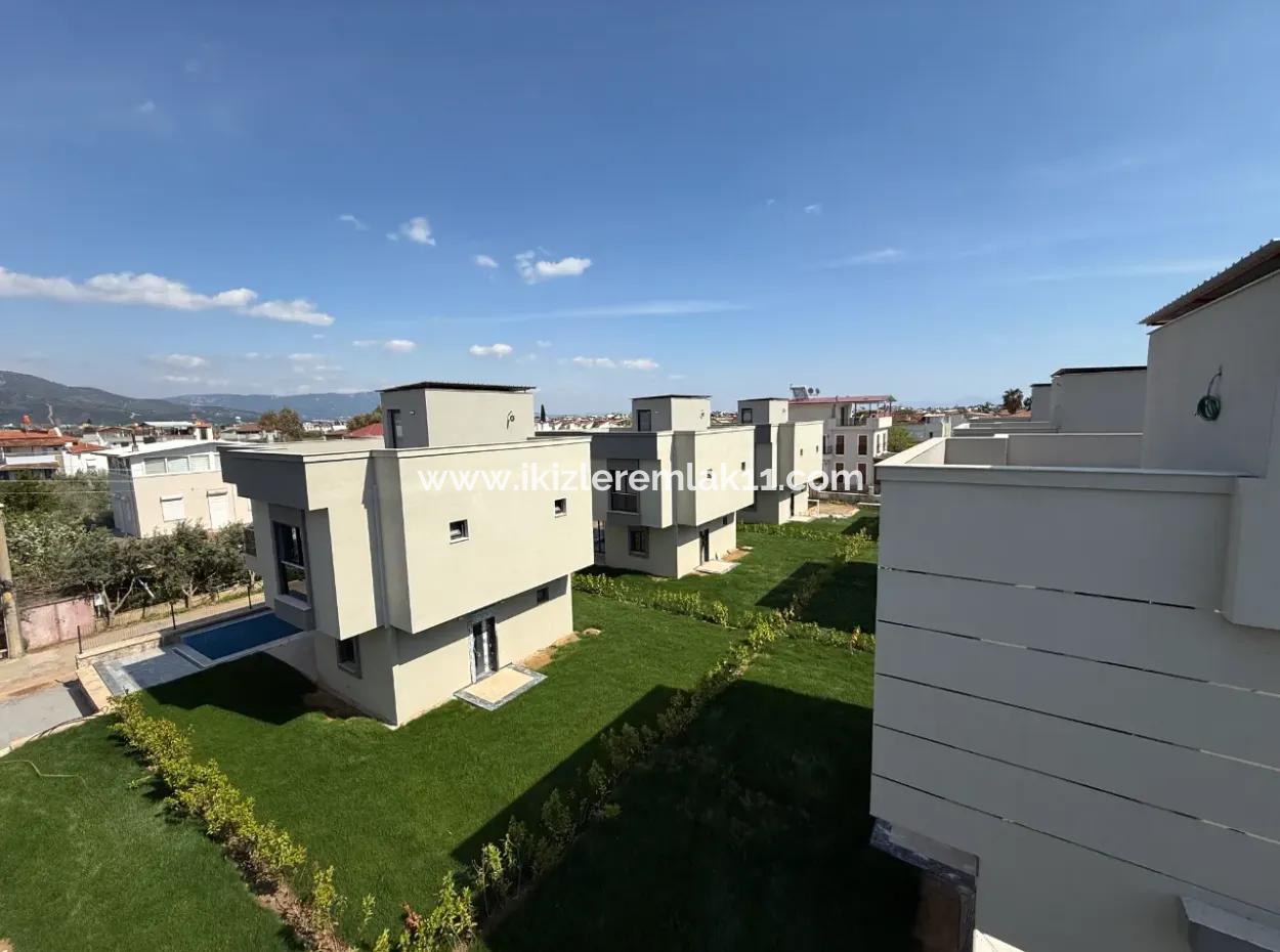 3 In 1 Villa With Zero Pool For Sale With Large Garden In Doganbey, Seferihisar