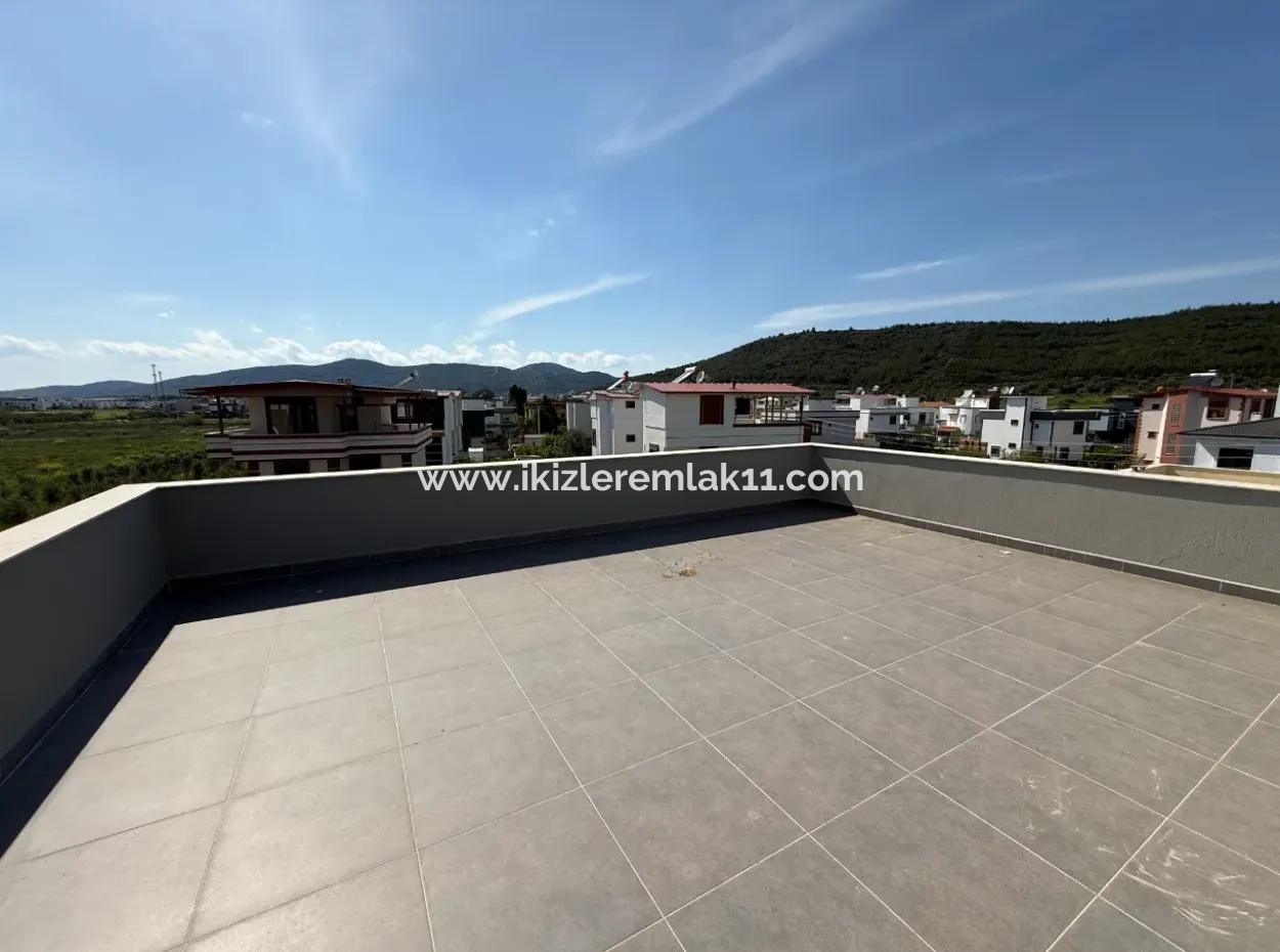 3 In 1 Villa With Zero Pool For Sale With Large Garden In Doganbey, Seferihisar