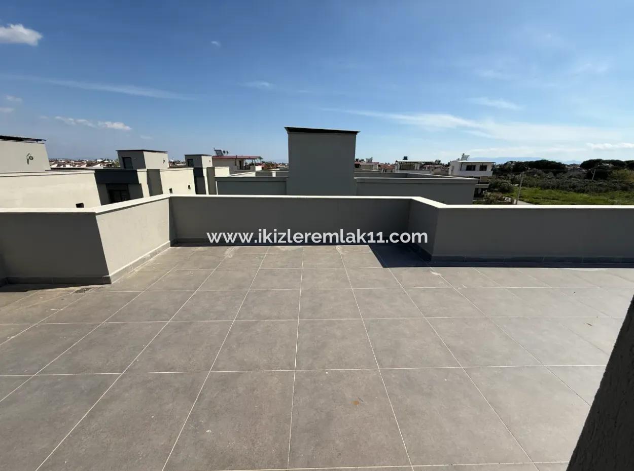 3 In 1 Villa With Zero Pool For Sale With Large Garden In Doganbey, Seferihisar