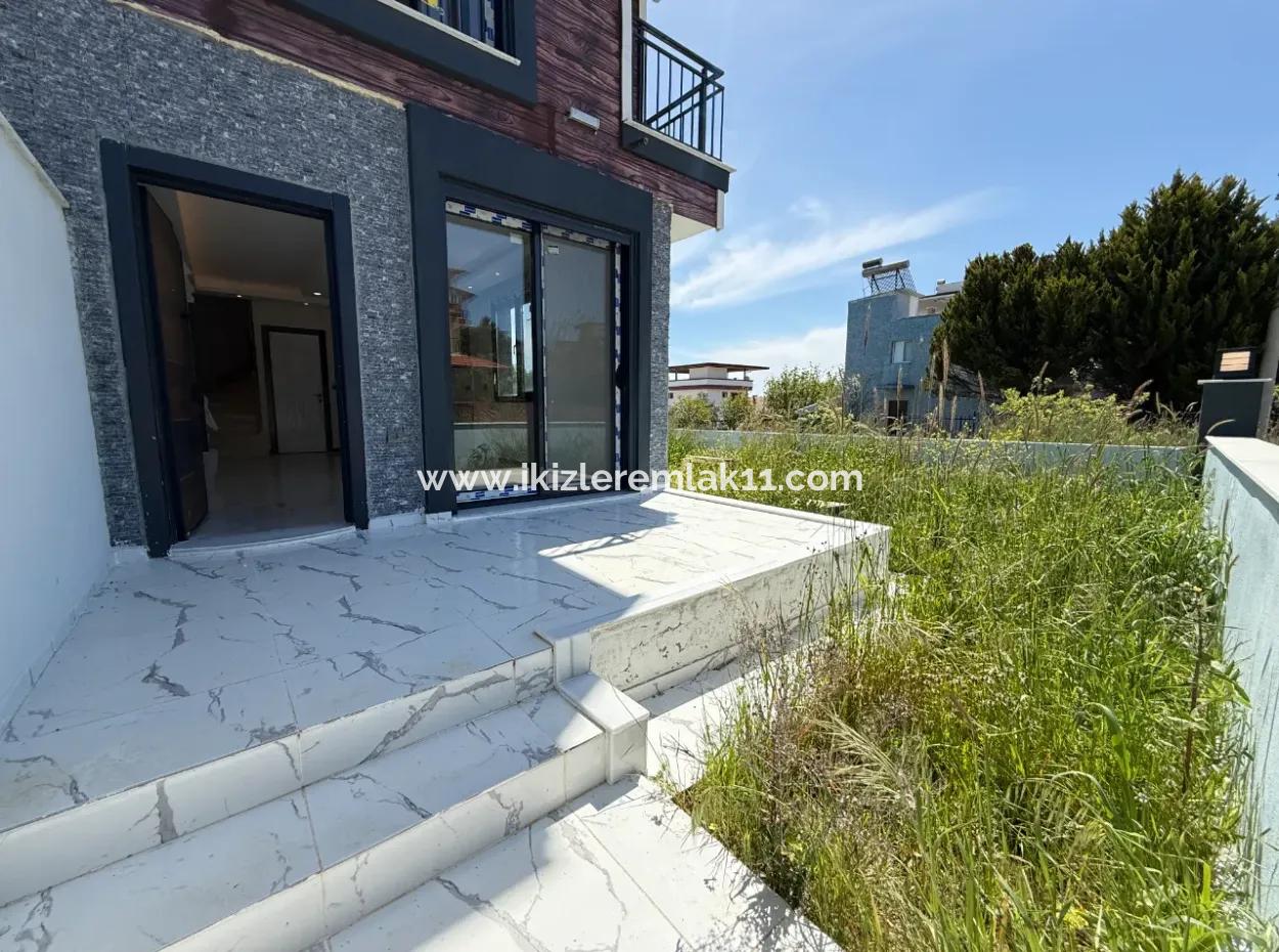2 1 New Duplex Cottage With Sea View With Large Garden For Sale In Doganbey, Seferihisar