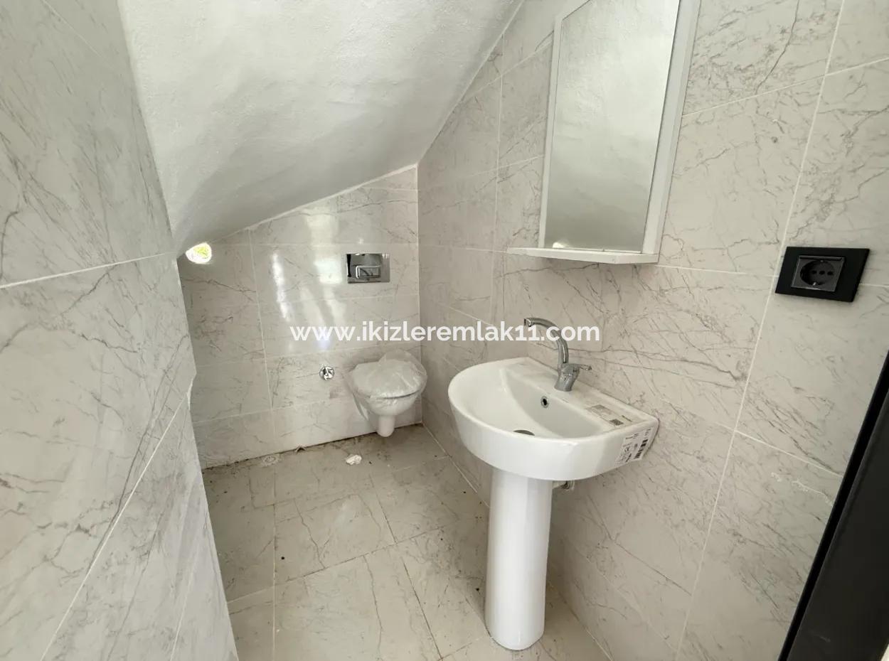 2 1 New Duplex Cottage With Sea View With Large Garden For Sale In Doganbey, Seferihisar