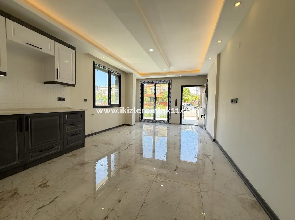 2 1 New Duplex Cottage With Sea View With Large Garden For Sale In Doganbey, Seferihisar