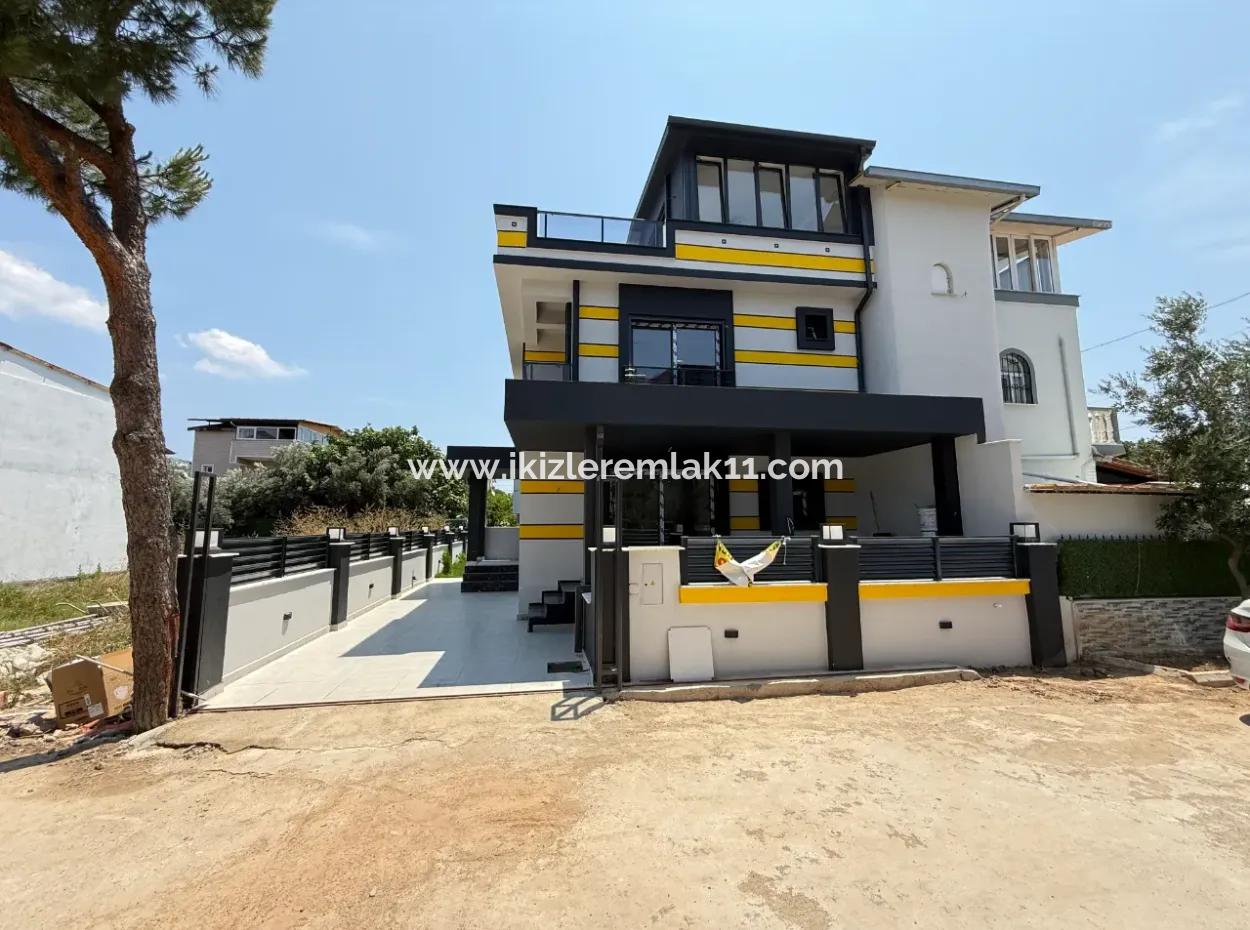 3 1 Detached New Villa With Large Garden For Sale In Doganbey, Seferihisar