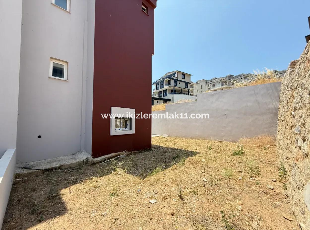 3 In 1 Brand New Villa With Sea View Garden For Sale In Doganbey, Seferihisar