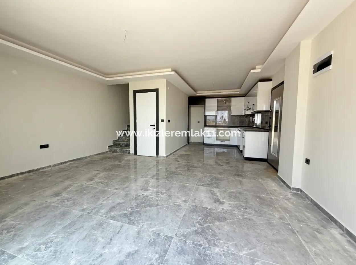 3 In 1 Brand New Villa With Sea View Garden For Sale In Doganbey, Seferihisar