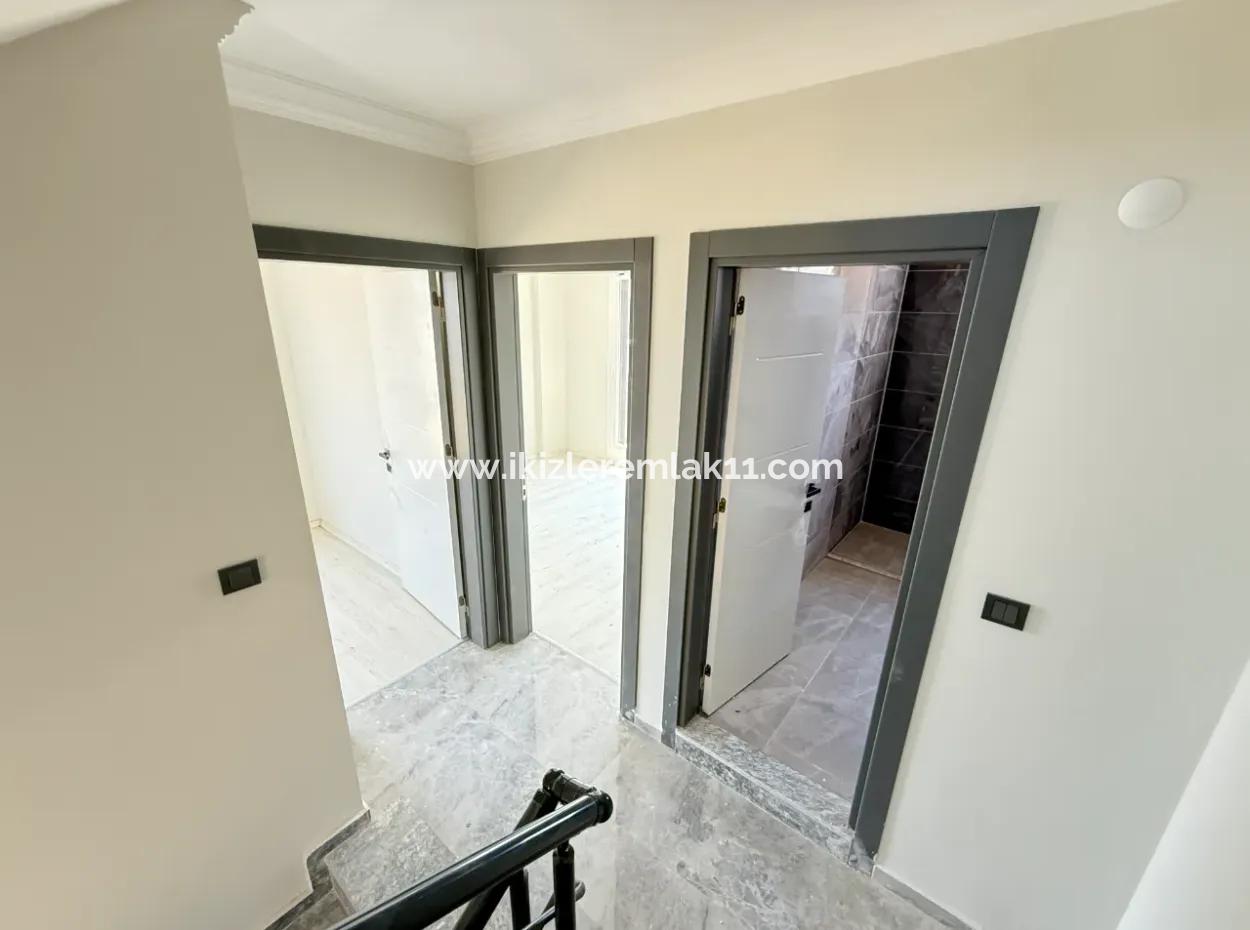 3 In 1 Brand New Villa With Sea View Garden For Sale In Doganbey, Seferihisar