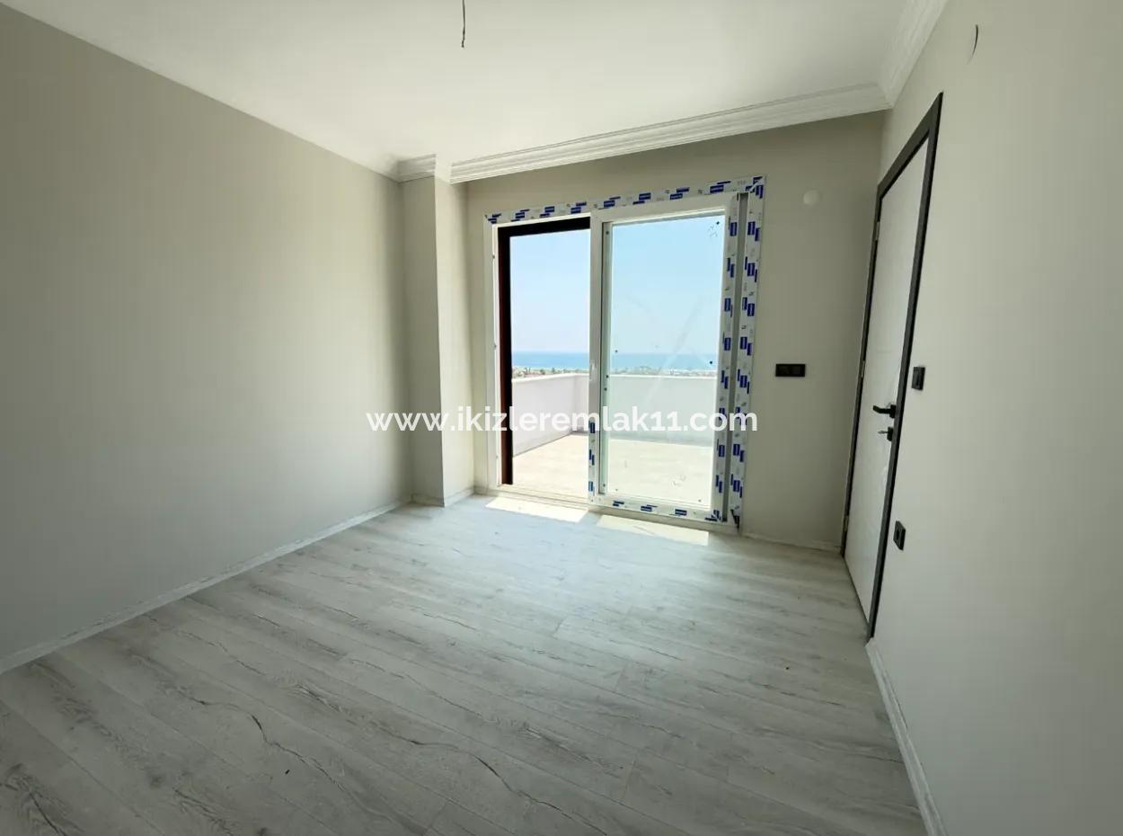 3 In 1 Brand New Villa With Sea View Garden For Sale In Doganbey, Seferihisar
