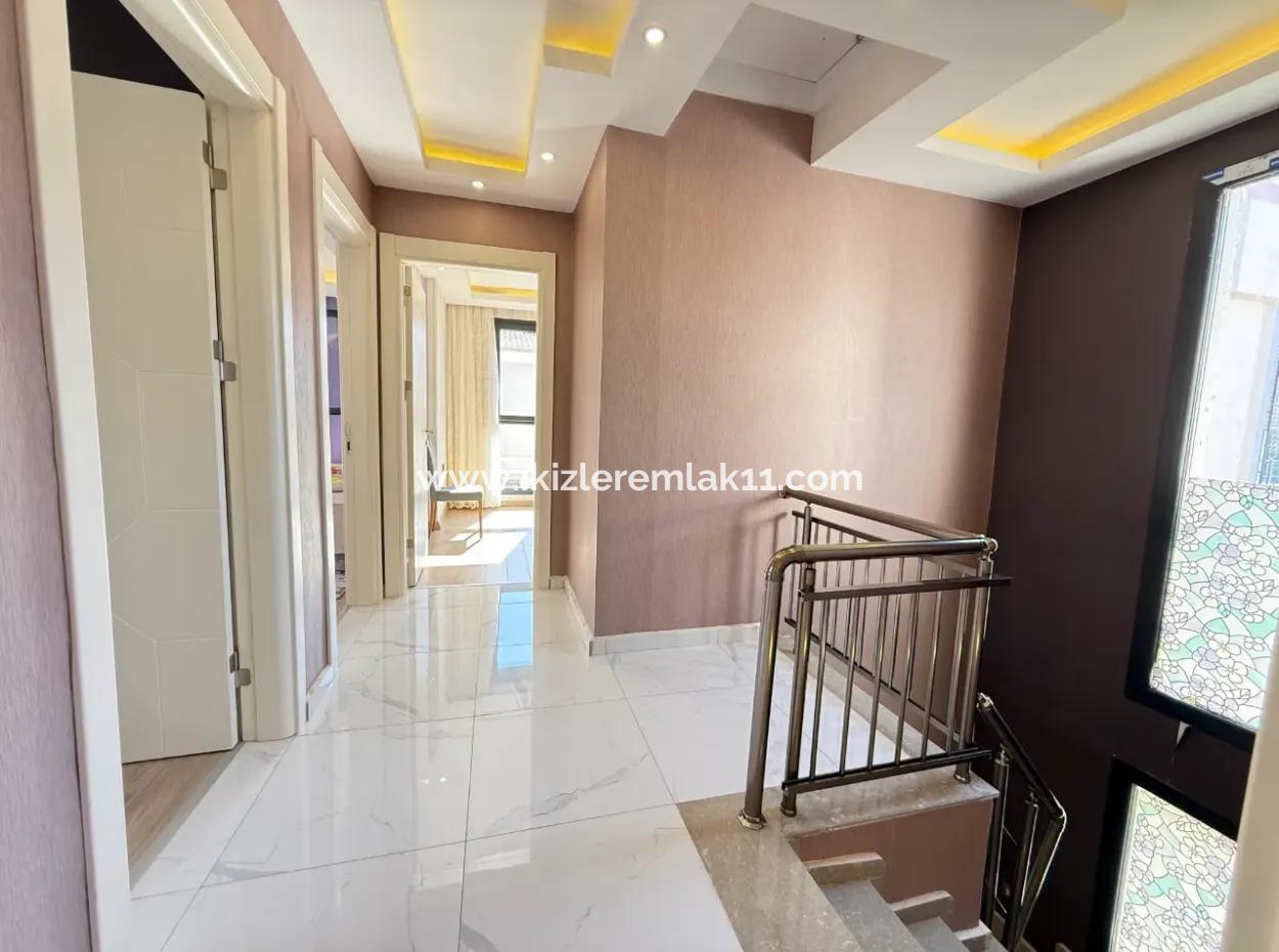 3 1 Detached Garden Duplex Villa With Pool For Sale In Doganbey, Seferihisar