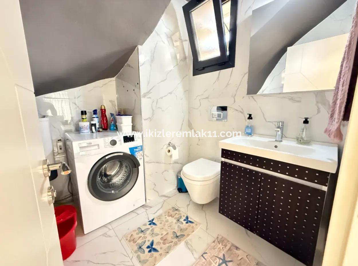 3 1 Detached Garden Duplex Villa With Pool For Sale In Doganbey, Seferihisar