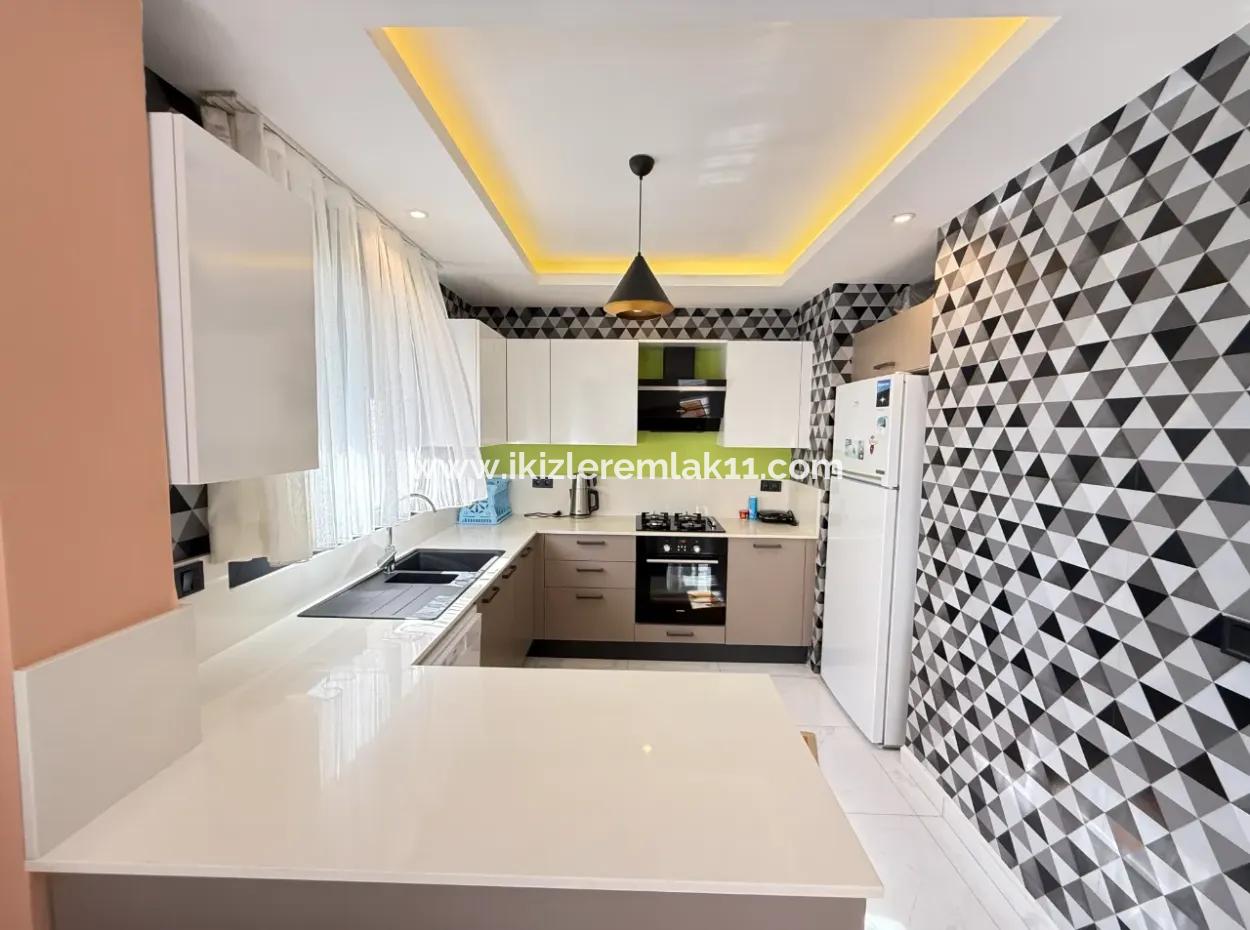 3 1 Detached Garden Duplex Villa With Pool For Sale In Doganbey, Seferihisar