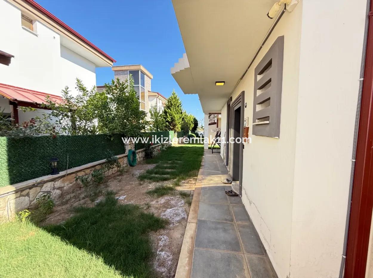 3 1 Detached Garden Duplex Villa With Pool For Sale In Doganbey, Seferihisar