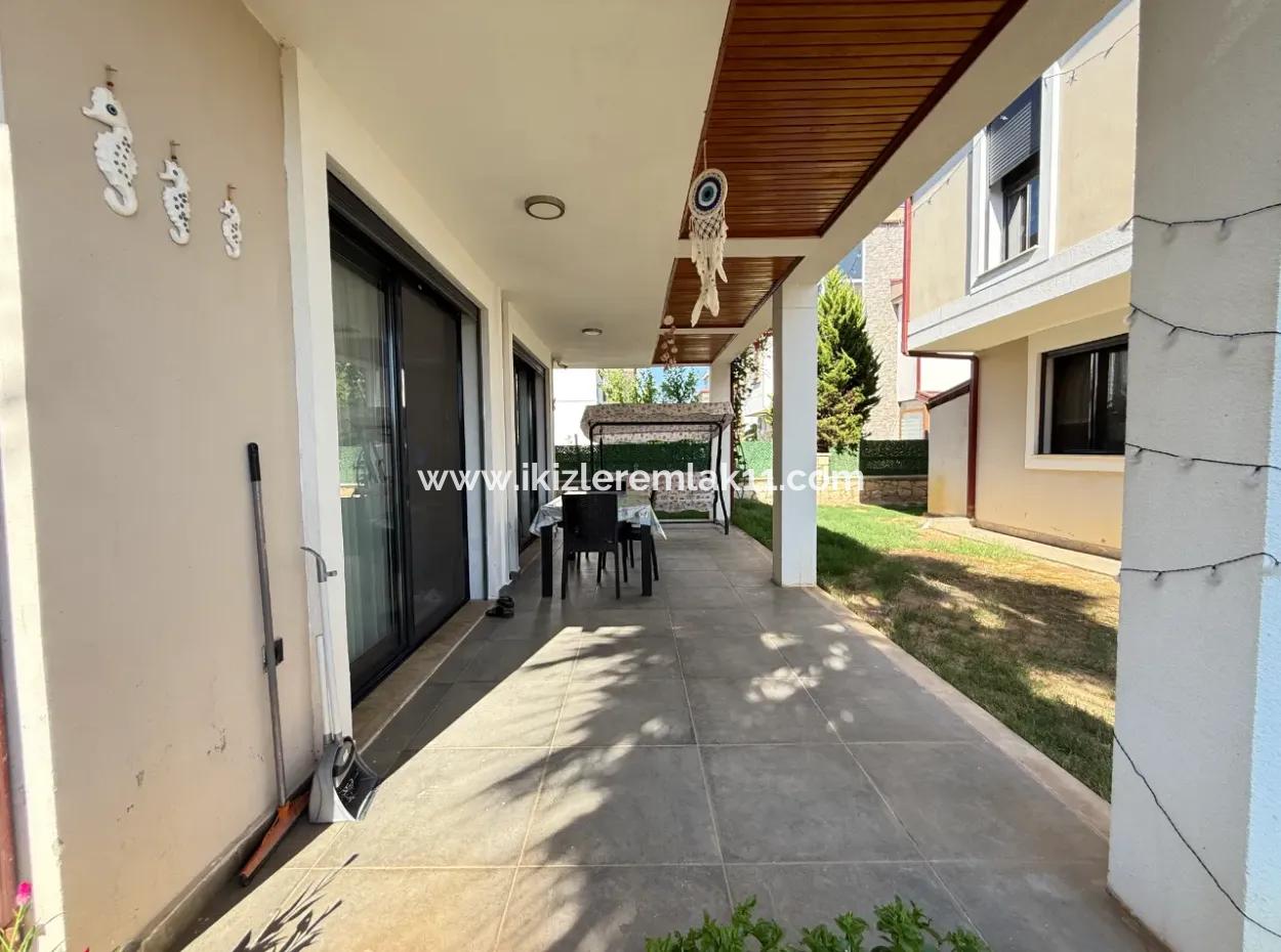 3 1 Detached Garden Duplex Villa With Pool For Sale In Doganbey, Seferihisar