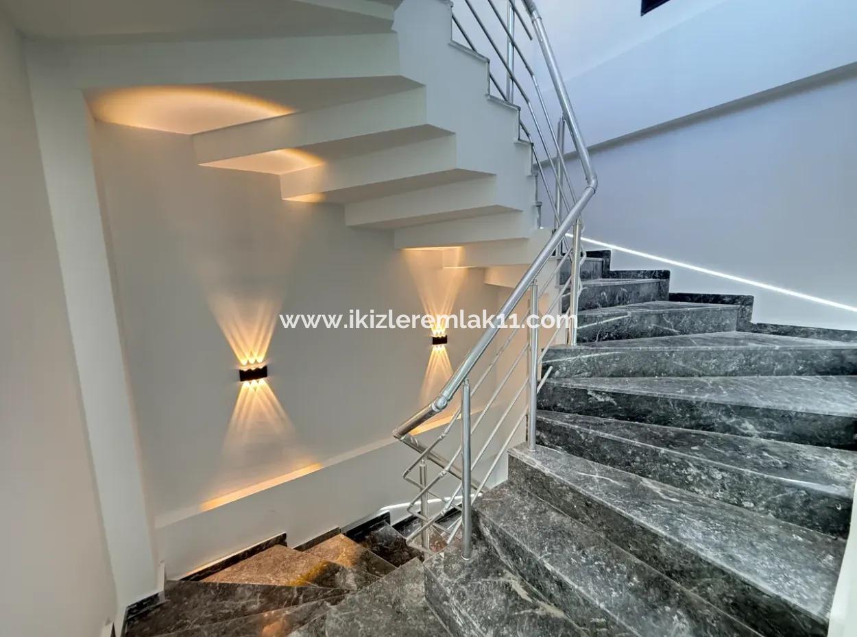 3 1 Detached Ultra Luxury Duplex Villa For Sale In Doganbey, Seferihisar