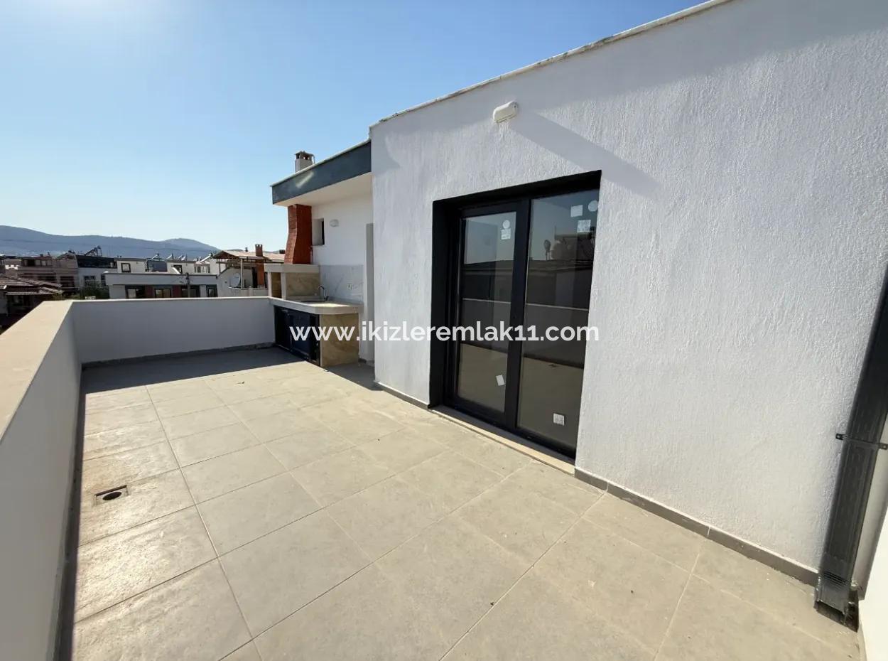 3 In 1 Villa With Zero Garden For Sale Near The Sea In Doganbey, Seferihisar