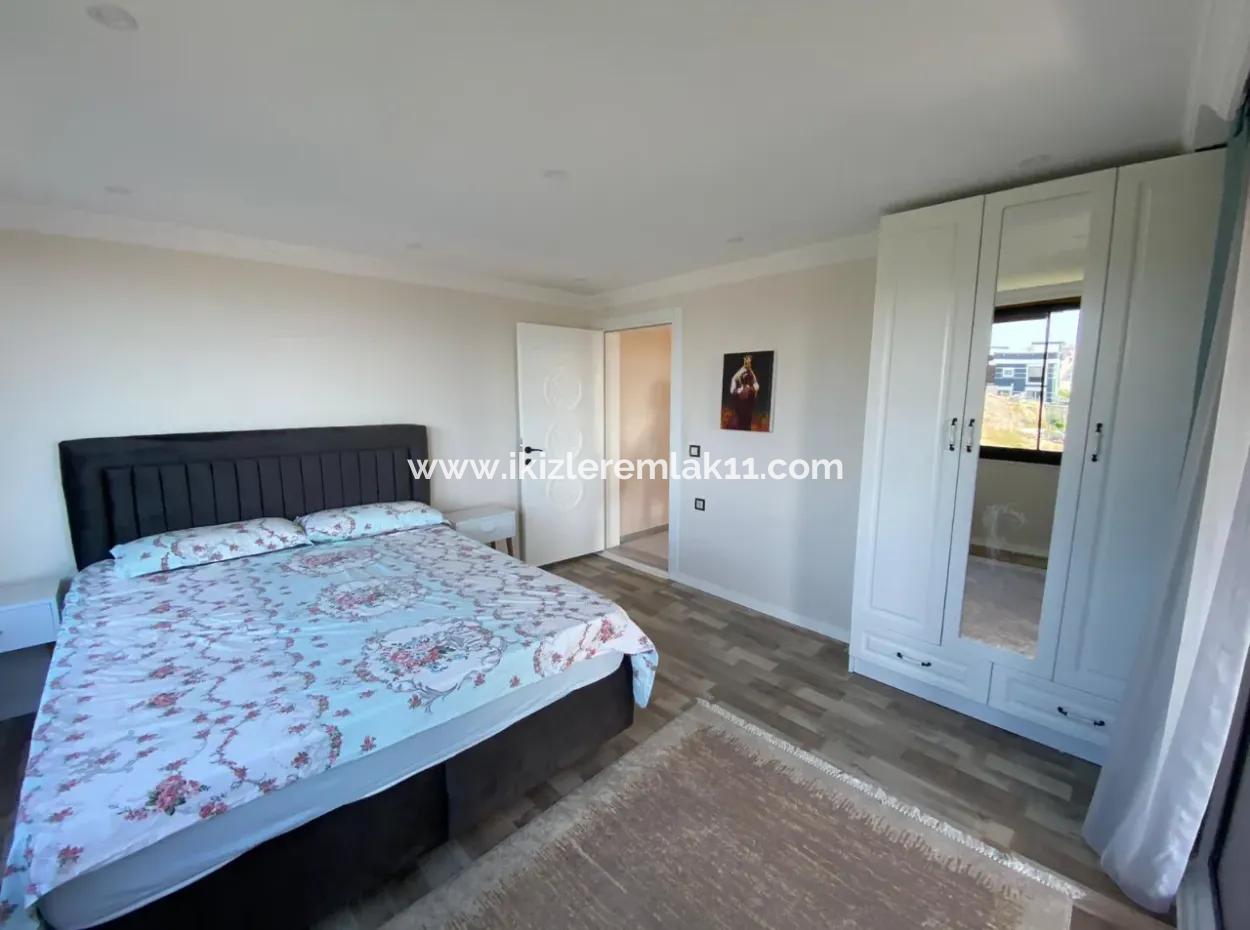 3 1 Detached Sea View Villa With Pool For Sale In Doganbey, Seferihisar