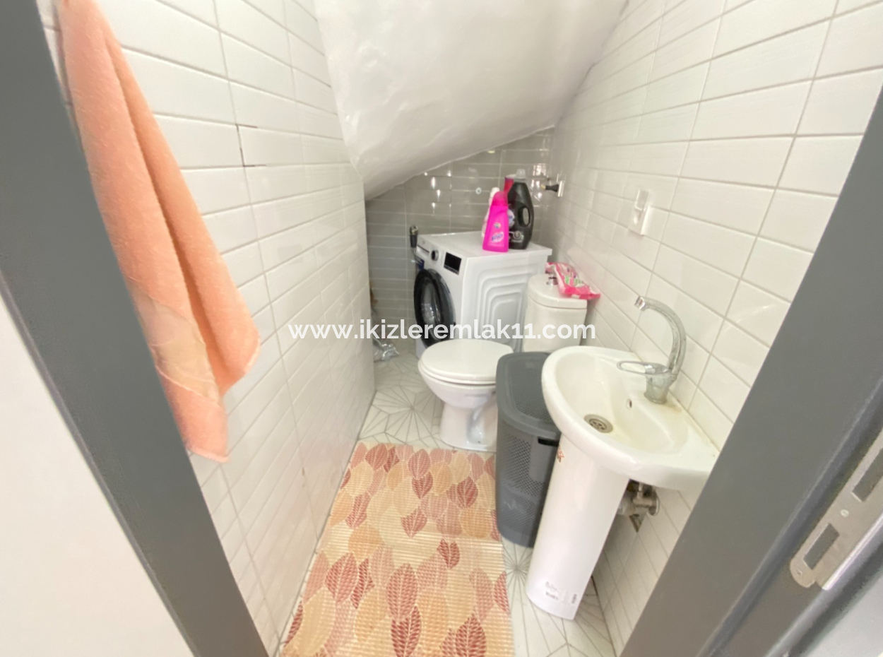 3 In 1 Duplex With Large Garden For Sale In Payamlı Village, Doganbey, Seferihisar