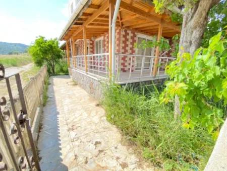 3 1 Summer House For Sale With Large Garden In Doganbey, Seferihisar