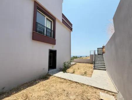3 In 1 Brand New Villa With Sea View Garden For Sale In Doganbey, Seferihisar