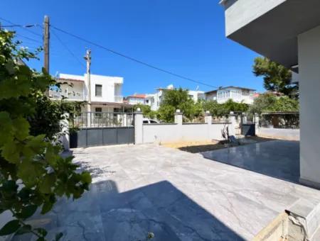 Single Detached 3 1 Parent Villa In A Garden Of 390 M2 For Sale In Doganbey, Seferihisar