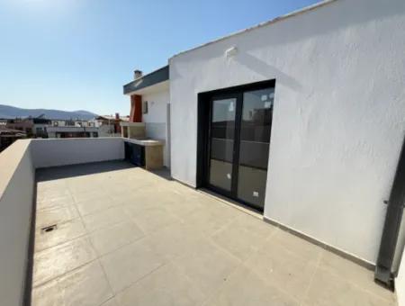 3 In 1 Villa With Zero Garden For Sale Near The Sea In Doganbey, Seferihisar