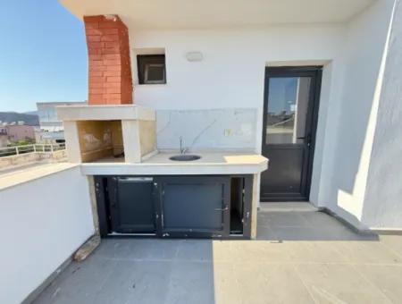 3 In 1 Villa With Zero Garden For Sale Near The Sea In Doganbey, Seferihisar