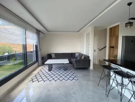 3 1 Detached Sea View Villa With Pool For Sale In Doganbey, Seferihisar