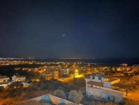 3 1 Detached Sea View Villa With Pool For Sale In Doganbey, Seferihisar