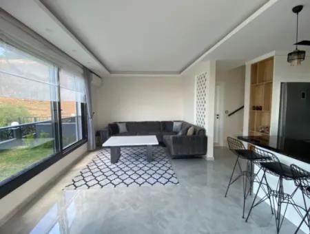 3 1 Detached Sea View Villa With Pool For Sale In Doganbey, Seferihisar