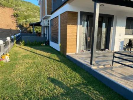 3 1 Detached Sea View Villa With Pool For Sale In Doganbey, Seferihisar
