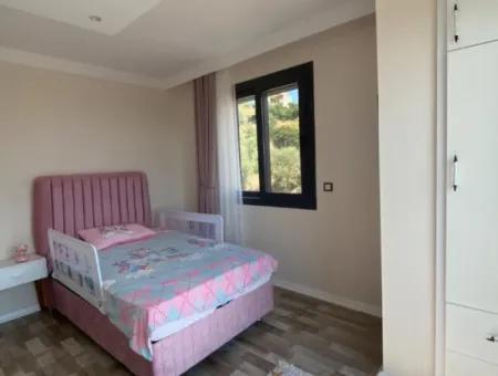 3 1 Detached Sea View Villa With Pool For Sale In Doganbey, Seferihisar