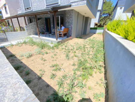 3 In 1 Duplex With Large Garden For Sale In Payamlı Village, Doganbey, Seferihisar