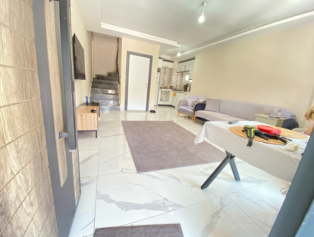 3 In 1 Duplex With Large Garden For Sale In Payamlı Village, Doganbey, Seferihisar